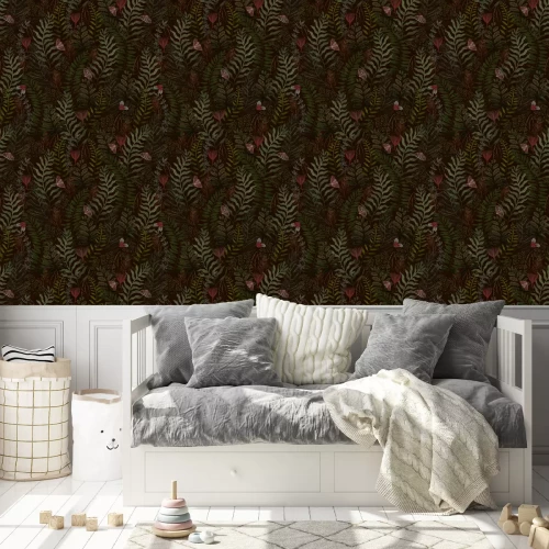 Behang In de diepten van het bos