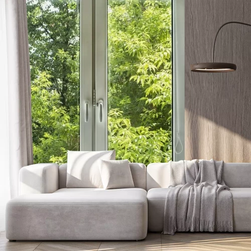 Fotobehang Raam uitzicht