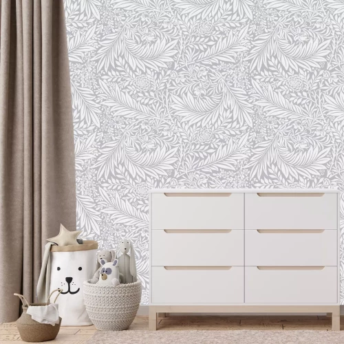 Fotobehang Monochroom struweel