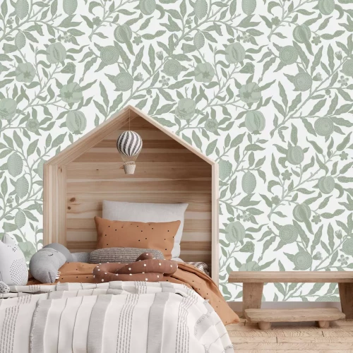 Fotobehang Plantengroei dofgroen