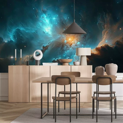 Fotobehang Nevel in de ruimte