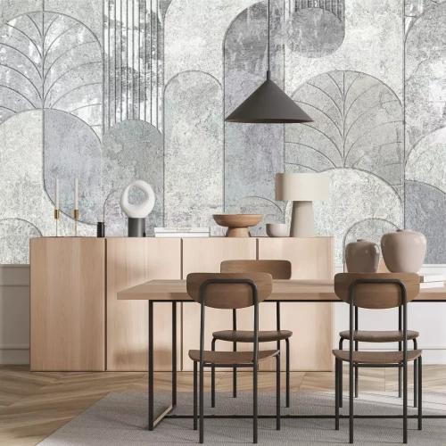 Fotobehang Geometrische vormen in een loftstijl