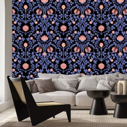 Fotobehang Violet accent