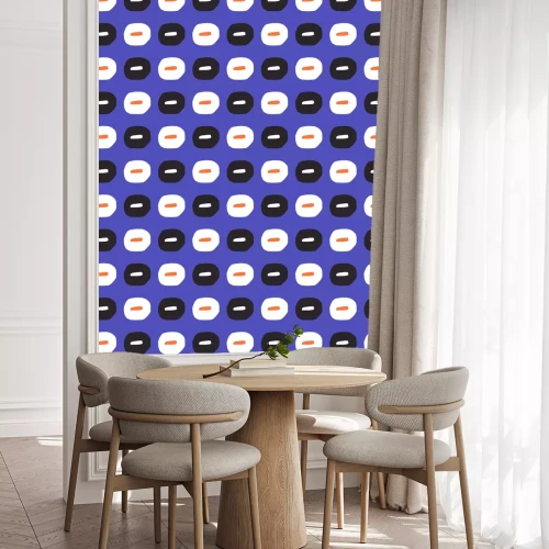 Behang Kleurrijke retro stippen