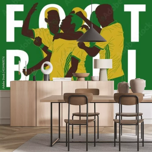 Sticker Braziliaans voetbalelftal