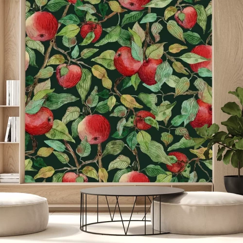 Sticker Een vruchtbare appelboom