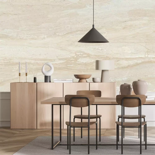 Fotobehang Beige steentextuur