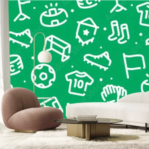 Sticker Symbolen voor voetbalwedstrijden