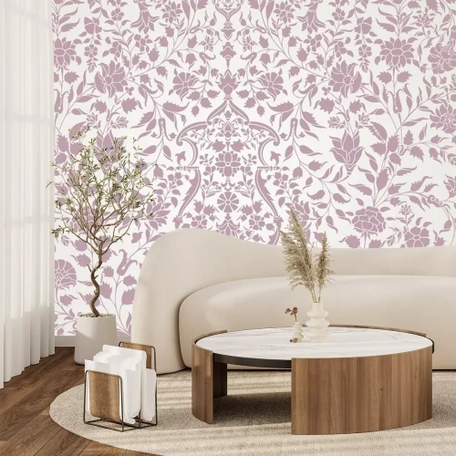 Sticker Indiaas bloemenornament