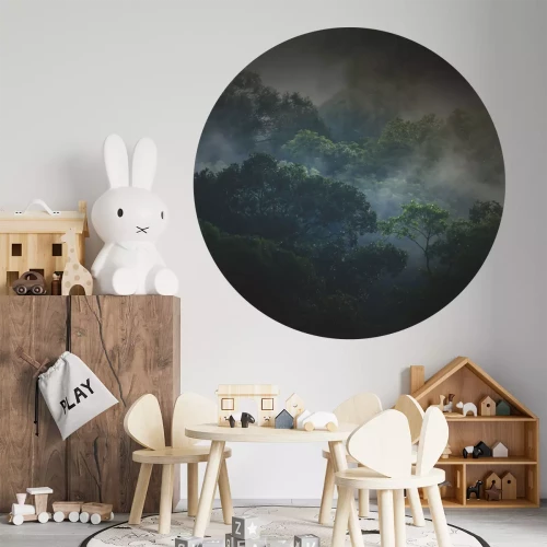 Sticker Het bladerdak van de regenwoudboom