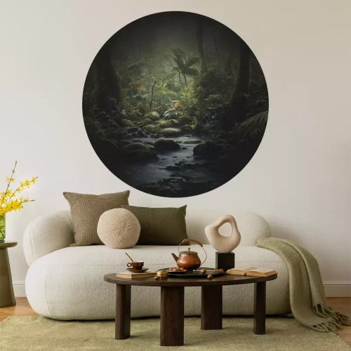 Sticker Beek in een tropisch bos