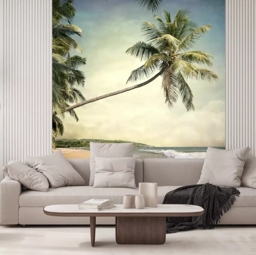 Fotobehang Gebogen handpalm