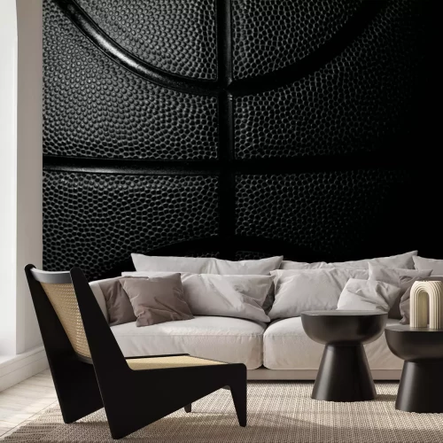 Fotobehang Zwarte basketbal