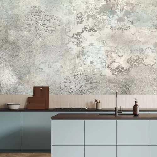 Fotobehang Vintage patroon met decoratieve versieringen