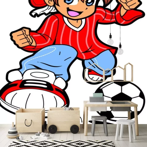 Sticker Anime-stijlafbeeldingen voor jonge spelers