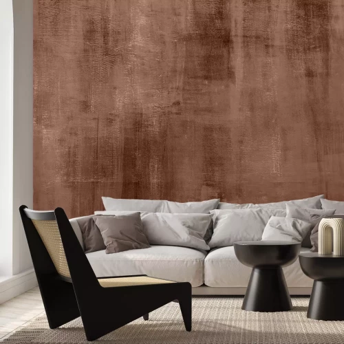 Fotobehang Textuur in mokka-mousse kleur