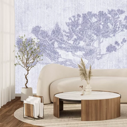 Fotobehang Vintage stijl boom