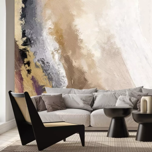 Fotobehang Modern abstract patroon met textuur