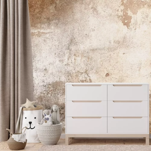 Fotobehang Rustieke getextureerde betonnen muur