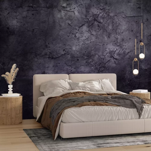 Fotobehang Donkere betonnen achtergrond met textuur