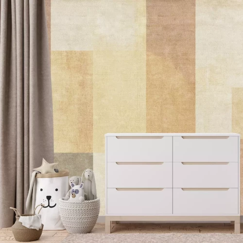 Fotobehang Geometrische vormen in felle kleuren