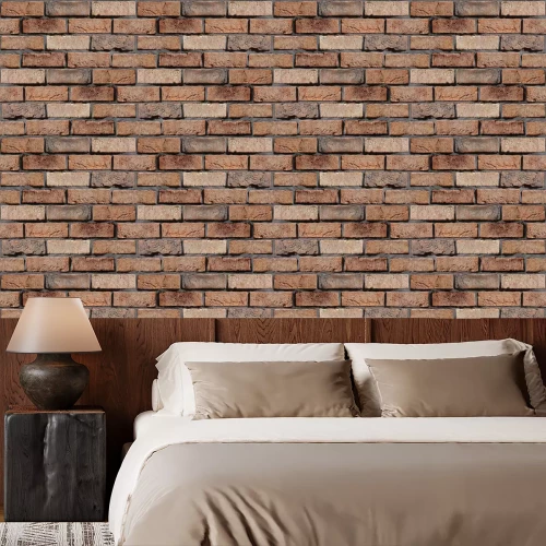 Behang Moderne baksteen 3D effect