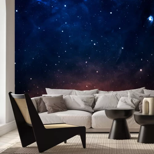 Fotobehang Nachtelijke hemel met sterren