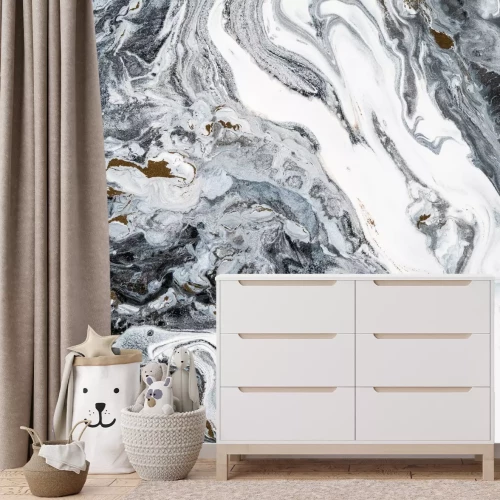 Fotobehang Abstract marmer in grijs