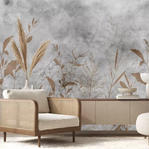 Fotobehang Delicate bladeren