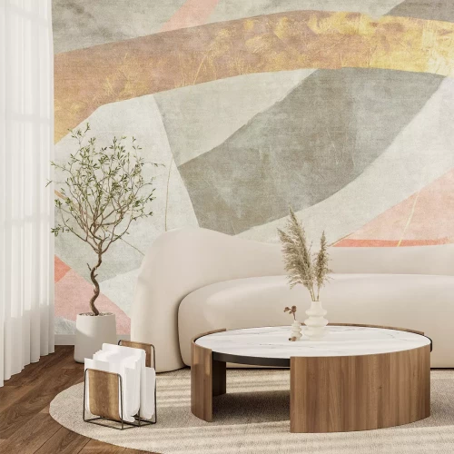 Fotobehang Minimalistische abstractie in een moderne stijl