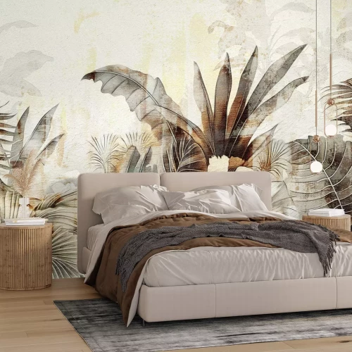 Fotobehang Tropische planten en bladeren