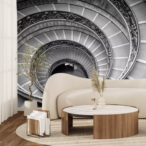 Fotobehang Architectuur in een monochrome benadering