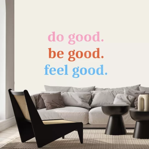 Fotobehang Eenvoudige motiverende tekst op een lichte achtergrond