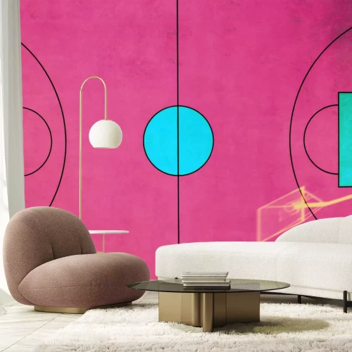 Fotobehang Sportveld om basketbal te spelen