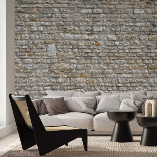 Fotobehang Metselwerk stenen muur