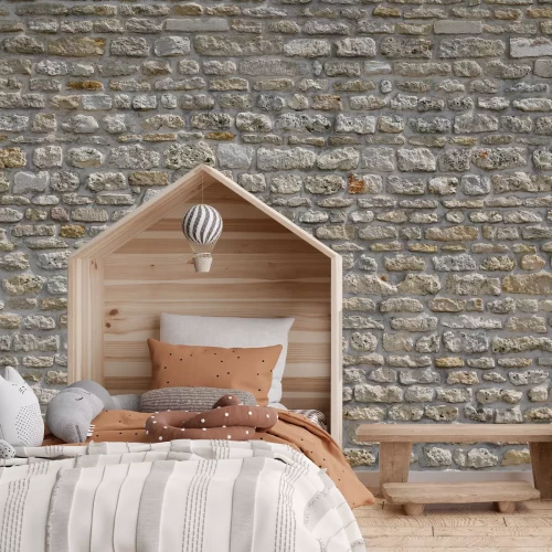 Fotobehang Metselwerk stenen muur