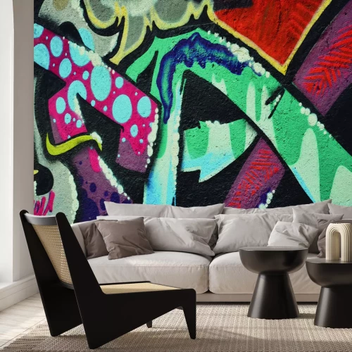 Fotobehang Creatieve straatkunst van jonge kunstenaars