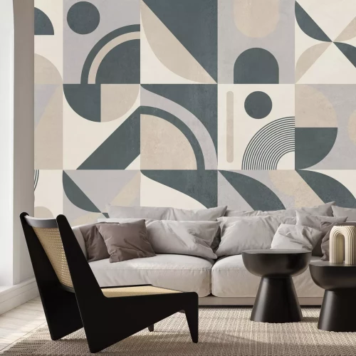 Fotobehang Patroon met geometrische vormen