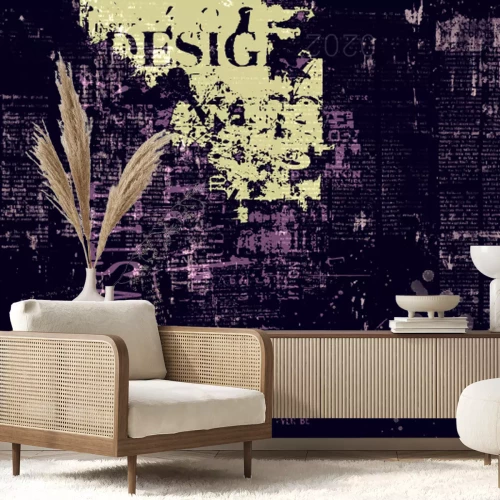 Fotobehang Vintage vuile krantentextuur