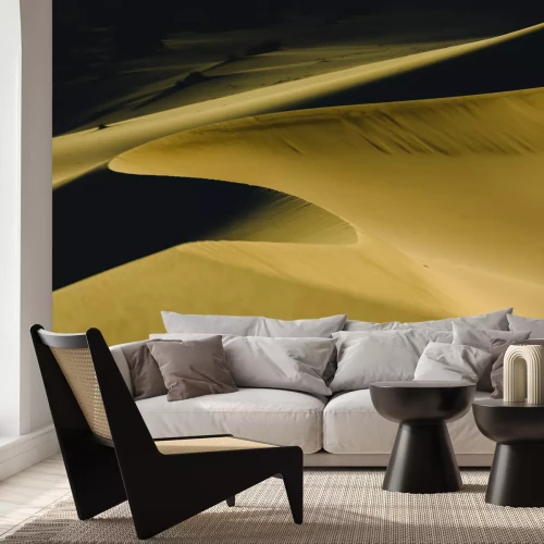 Fotobehang Zanderige heuvels in een woestijnlandschap