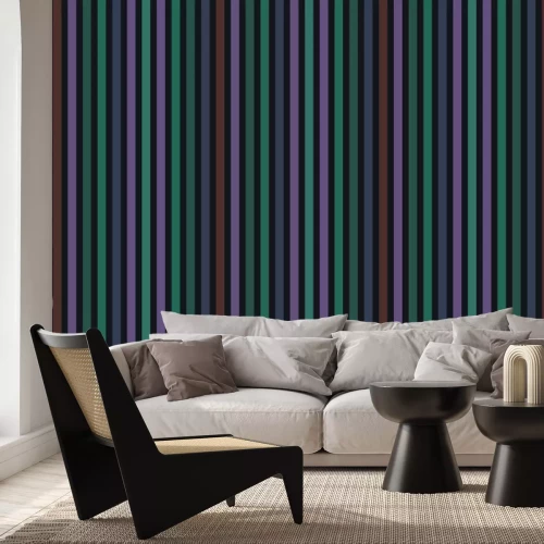 Fotobehang Fijne rechte strepen