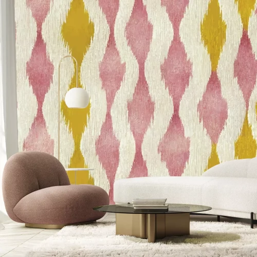 Fotobehang Kleurrijke geometrische mozaïek