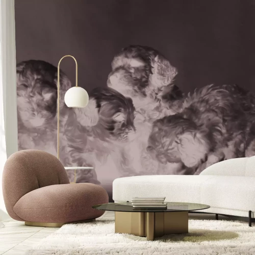 Fotobehang Miniatuurpoedelpuppy