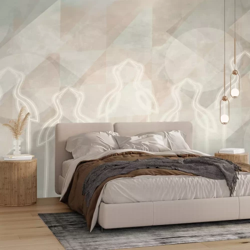 Fotobehang Reigers moderne stijl