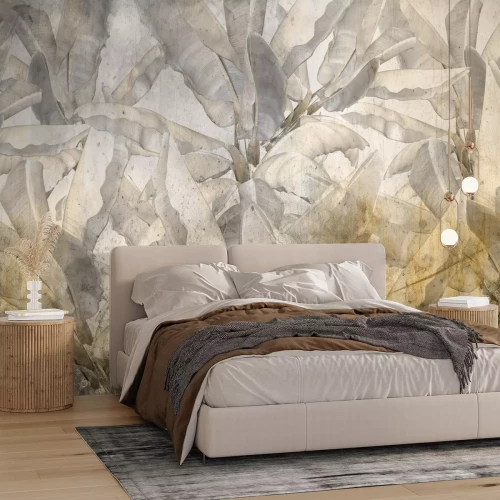 Fotobehang Bananenbomen, tropische planten