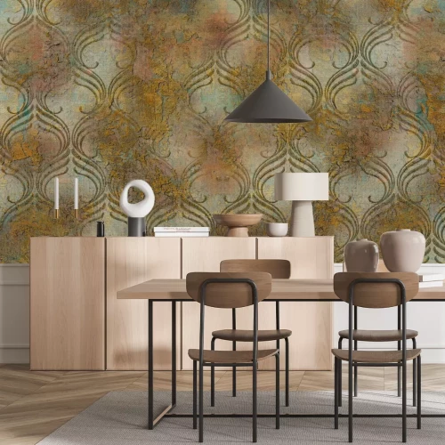 Fotobehang Sierpatroon met vintage stijl