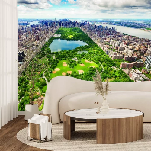 Fotobehang Luchtfoto van Central Park in Manhattan, New York City