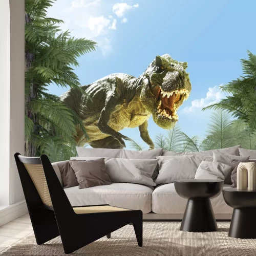 Fotobehang Realistische 3D T Rex