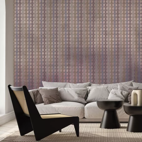 Fotobehang Geometrisch patroon op een gestructureerde achtergrond - moderne compositie