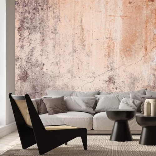 Fotobehang Betontextuur gescheurd beton loftpatroon